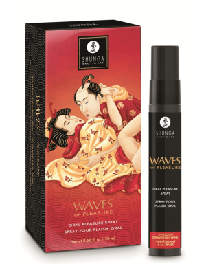 Spray pour plaisir oral saveur vin pétillant à la fraise 20 ml - Shunga