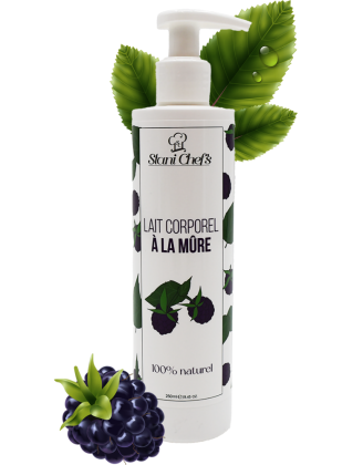 Lait corps hydratant à la mûre - 250ml 100% naturel