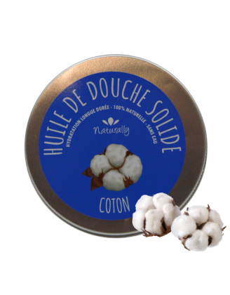 Huile de douche solide - Coton 65gr
