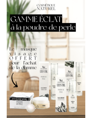 Gamme complète à la poudre de perle 100% naturelle