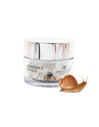 Gommage visage à base de bave d'escargot - 100ml 100% naturel