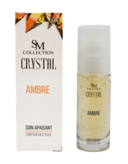 Crème contour des yeux à la poudre d'ambre 30ml 100% naturelle