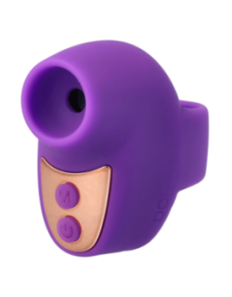 Mini stimulateur clitoridien violet pour doigt rechargeable – LANGLOYS
