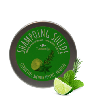 Shampoing solide - Frais et tonique 58gr
