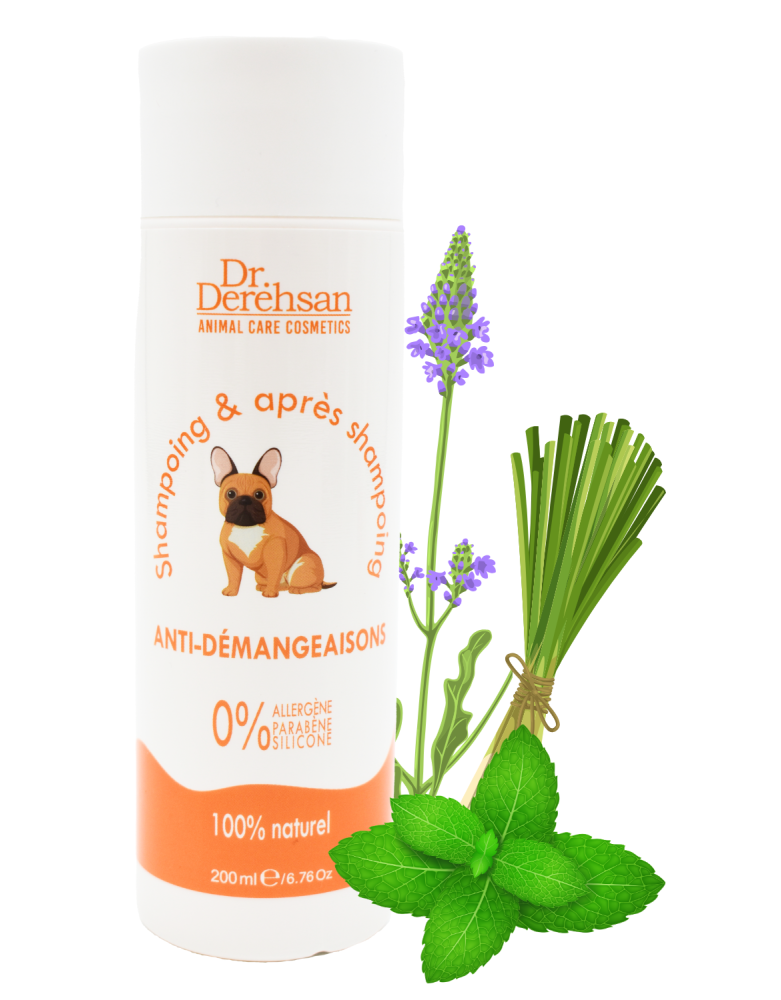 Shampoing pour chien - ANTI-DÉMANGEAISONS 200ml