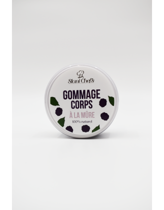 Gommage corps à la mûre - 200ml 100% naturel