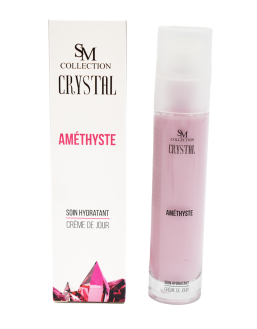 Crème de jour à la poudre d'améthyste 50ml 100% naturelle