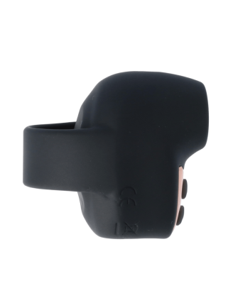 Mini stimulateur clitoridien noir pour doigt rechargeable – LANGLOYS