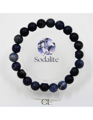 Bracelet en pierres naturelles Sodalite A 8-9mm
