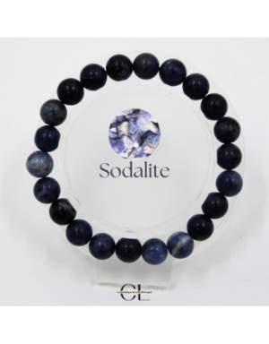 Bracelet en pierres naturelles Sodalite A 8-9mm