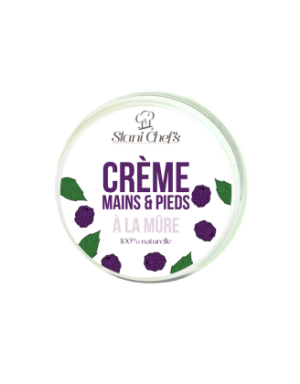 Crème mains et pieds à la mûre 100ml 100% naturelle