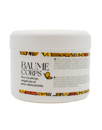 Baume réparateur cicatrices et vergetures 250ml 100% naturel