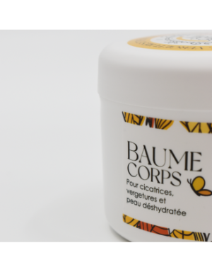 Baume réparateur cicatrices et vergetures 250ml 100% naturel