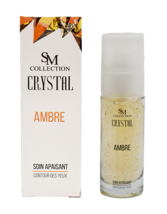 Crème contour des yeux à la poudre d'ambre 30ml 100% naturelle
