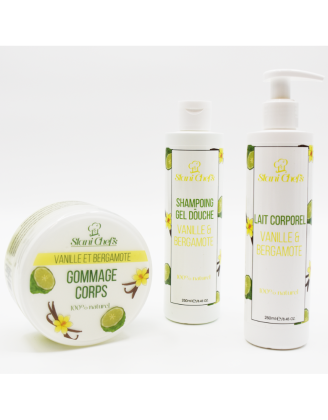 Lait corporel à la vanille et bergamote - 250ml 100% naturel
