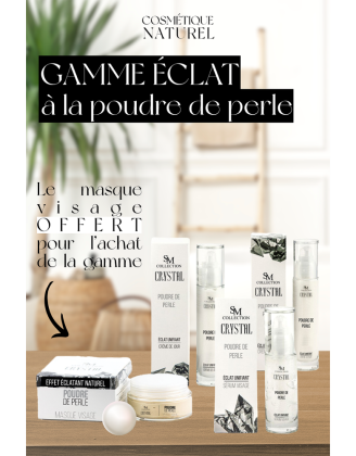 Gamme complète à la poudre de perle 100% naturelle
