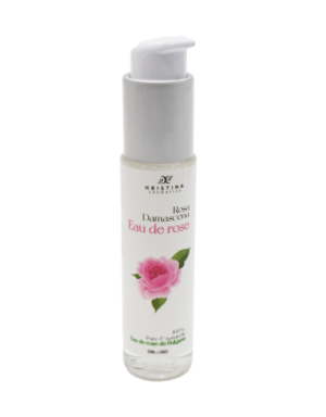 Eau florale naturelle à la rose de Damas - 50ml 100% naturelle - Format voyage