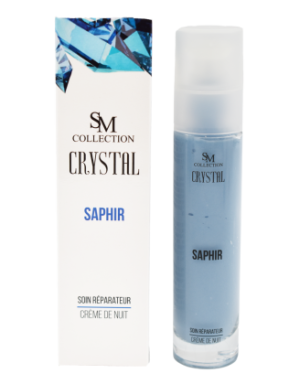 Crème de nuit à la poudre de saphir 50ml 100% naturelle