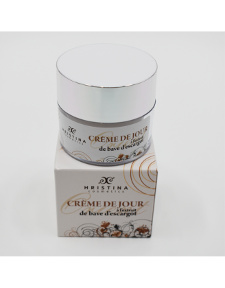 Crème de jour hydratante à base de bave d'escargot 50ml 100% naturelle