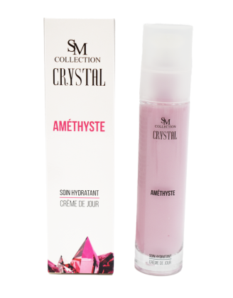 Crème de jour à la poudre d'améthyste 50ml 100% naturelle