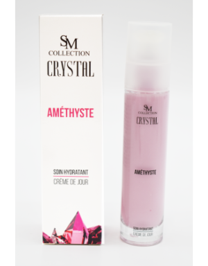 Crème de jour à la poudre d'améthyste 50ml 100% naturelle