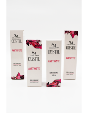 Crème de jour à la poudre d'améthyste 50ml 100% naturelle