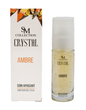 Crème contour des yeux à la poudre d'ambre 30ml 100% naturelle