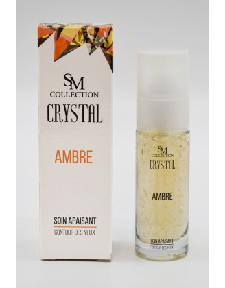 Crème contour des yeux à la poudre d'ambre 30ml 100% naturelle