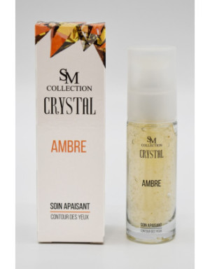 Crème contour des yeux à la poudre d'ambre 30ml 100% naturelle