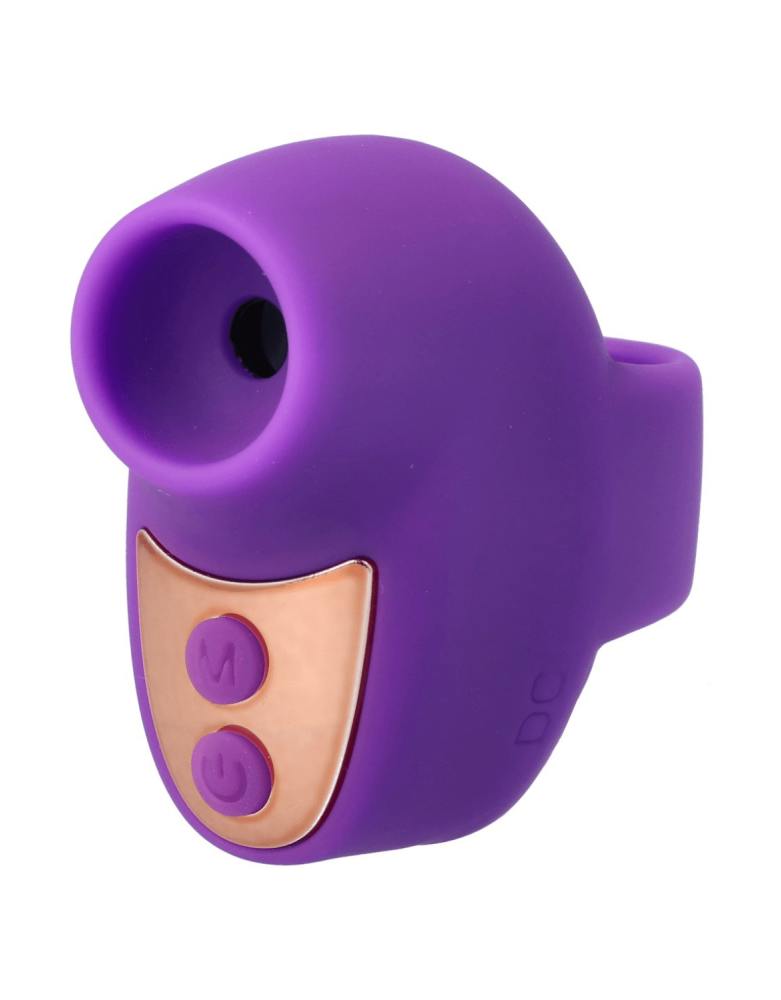 Mini stimulateur clitoridien violet pour doigt rechargeable – LANGLOYS