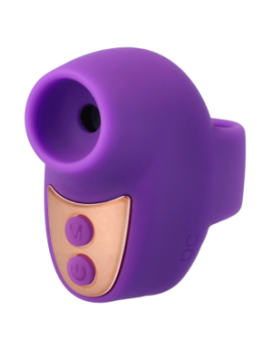 Mini stimulateur clitoridien violet pour doigt rechargeable – LANGLOYS