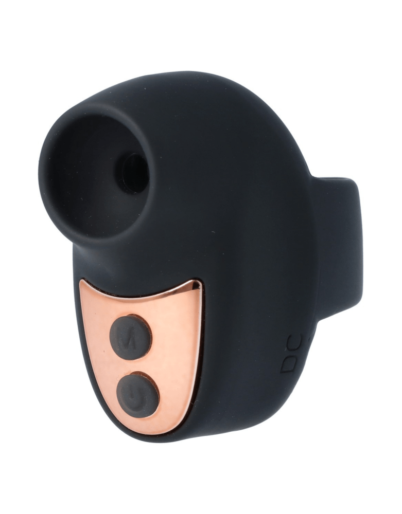 Mini stimulateur clitoridien noir pour doigt rechargeable – LANGLOYS