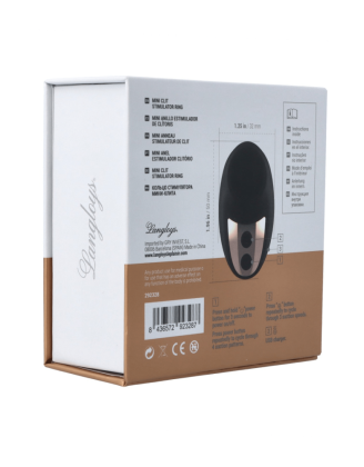 Mini stimulateur clitoridien noir pour doigt rechargeable – LANGLOYS