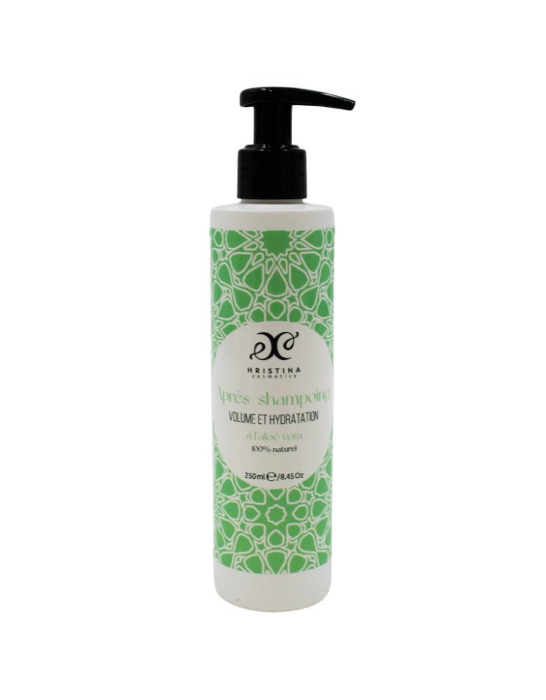 Après-shampoing volume et hydratation enrichi à l'aloe vera 100% naturel 250ml