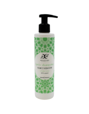 Après-shampoing volume et hydratation enrichi à l'aloe vera 100% naturel 250ml