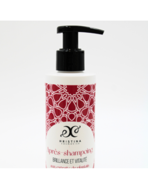 Après-shampoing brillance et vitalité enrichi en extrait de plantain 100% naturel 250ml