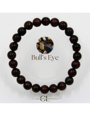 Bracelet en pierres naturelles Oeil de Taureau A 8mm