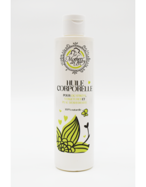 Huile corporelle pour vergetures, cicatrices et peau déshydratée - 250ml 100% naturelle