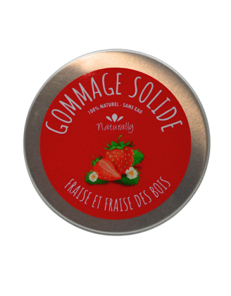 Gommage solide - Fraise et fraise des bois 70gr
