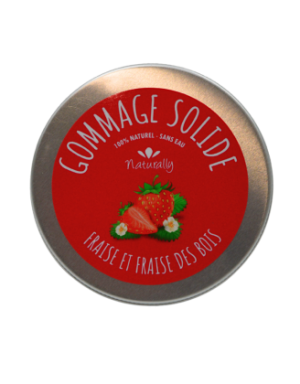 Gommage solide - Fraise et fraise des bois 70gr