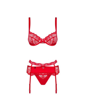 Heartina Ensemble 3 pcs - Rouge