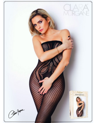 Bodystocking fantaisie sans manche - Le Numéro 20 - Collection Bodystocking