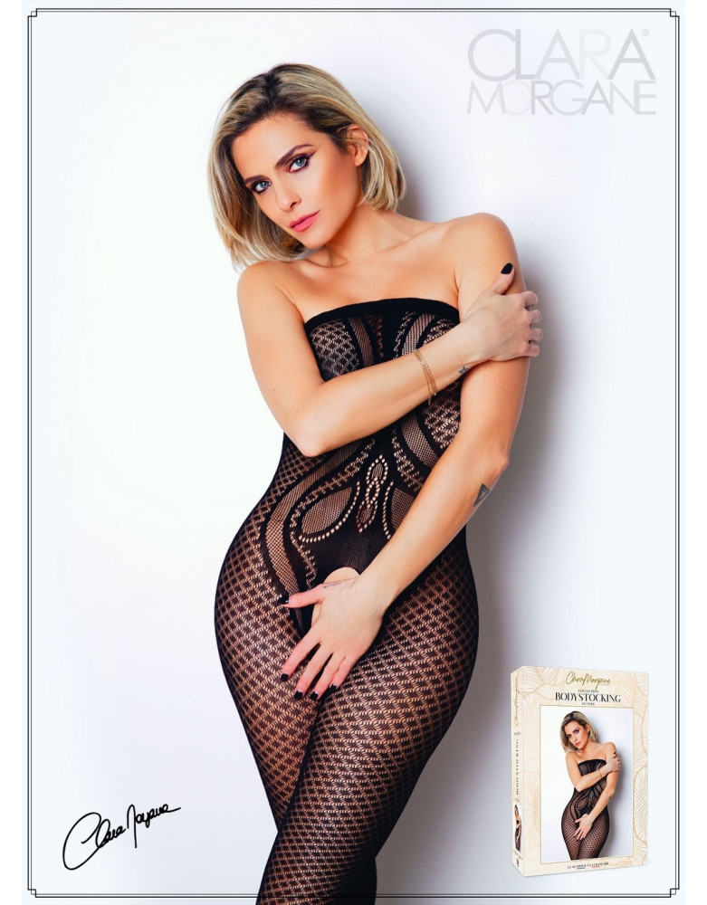 Bodystocking fantaisie sans manche - Le Numéro 20 - Collection Bodystocking