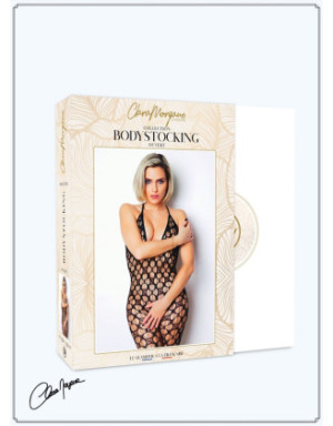 Bodystocking  en résille avec maille  large - Le Numéro 11 - Collection Bodystocking