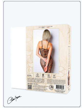 Combinaison en résille aspect toile araignée -  Le Numéro 7 - Collection Bodystocking