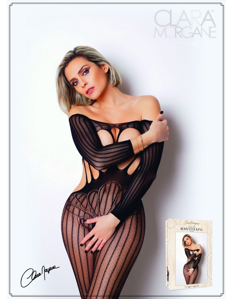Bodystocking manches longues seins nus - Le Numéro 5 - Collection Bodystocking