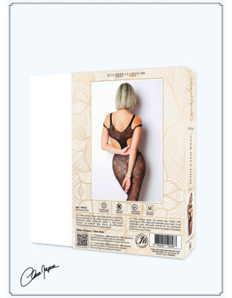Body noir avec ouverture sexy - Le Numéro 3 - Collection Bodystocking