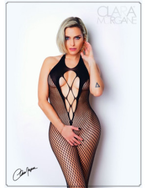 Bodystocking noir avec sublime dos nu - Le Numéro 2 - Collection Bodystocking
