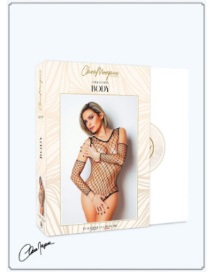 Body noire fine résille - Le Numéro 3 - Collection Body