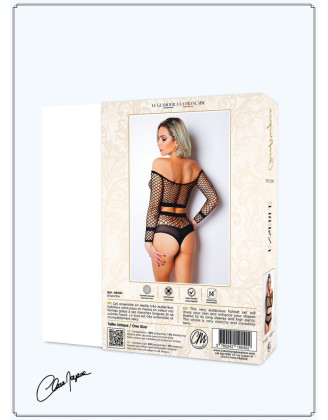 Ensemble 2 pièces résille grosse maille - Le Numéro 1 - Collection Ensemble 